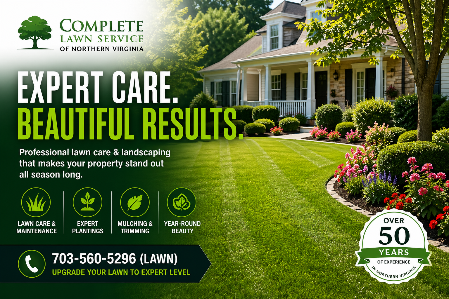Beautiful Lawn equals a Beautiful Home!